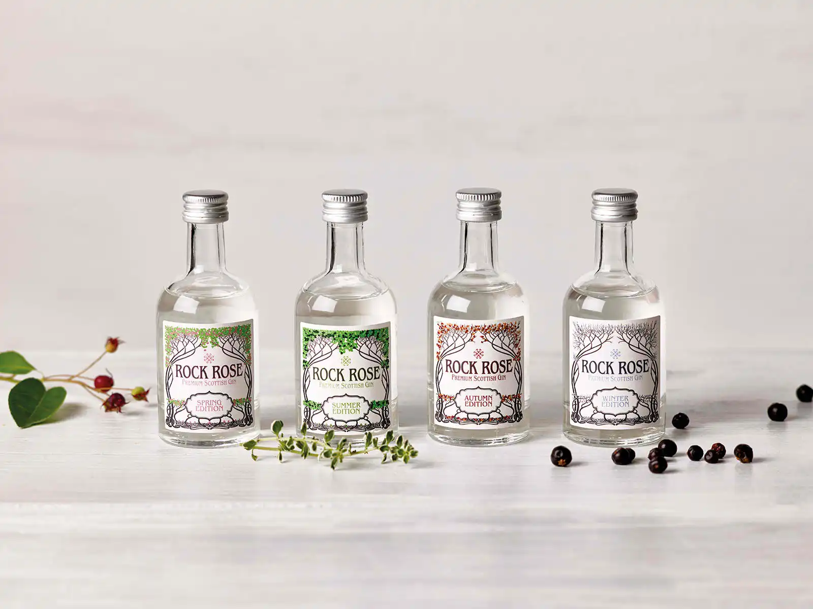 Rock Rose Gin Miniatur Season Gin Gift Pack