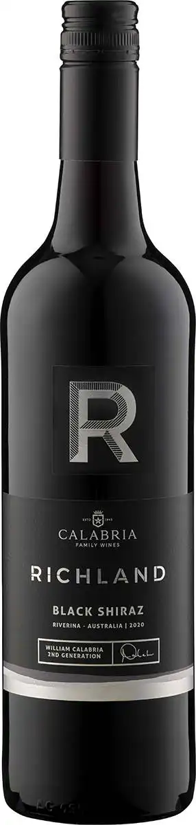 Calabria Family Wines Richland The Black Shiraz