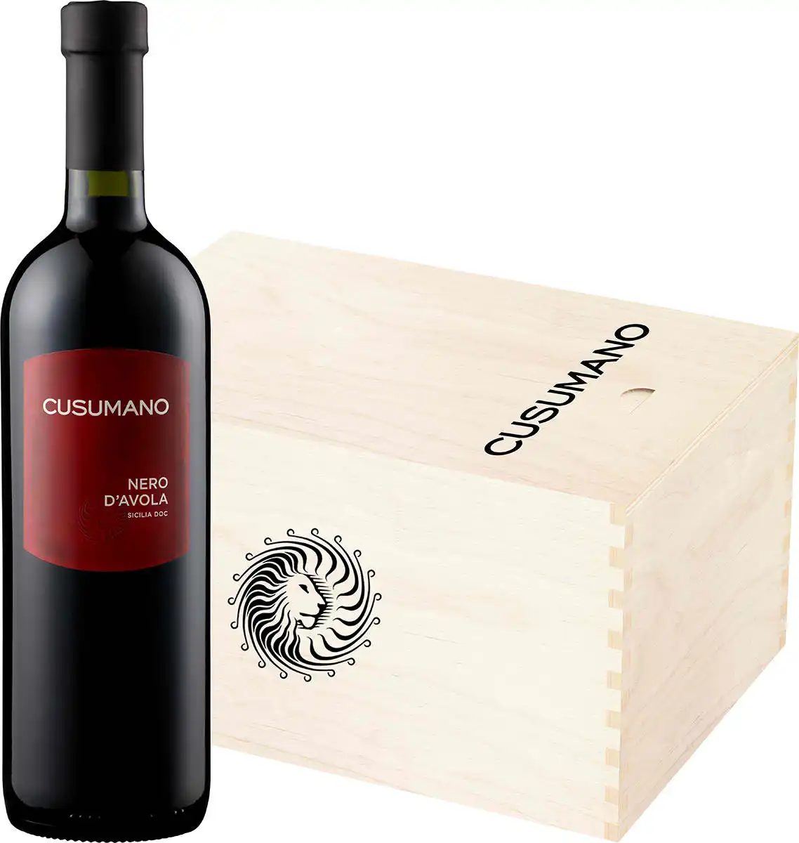 Nero d'Avola Sicilia DOC - in 6er Holzkiste -