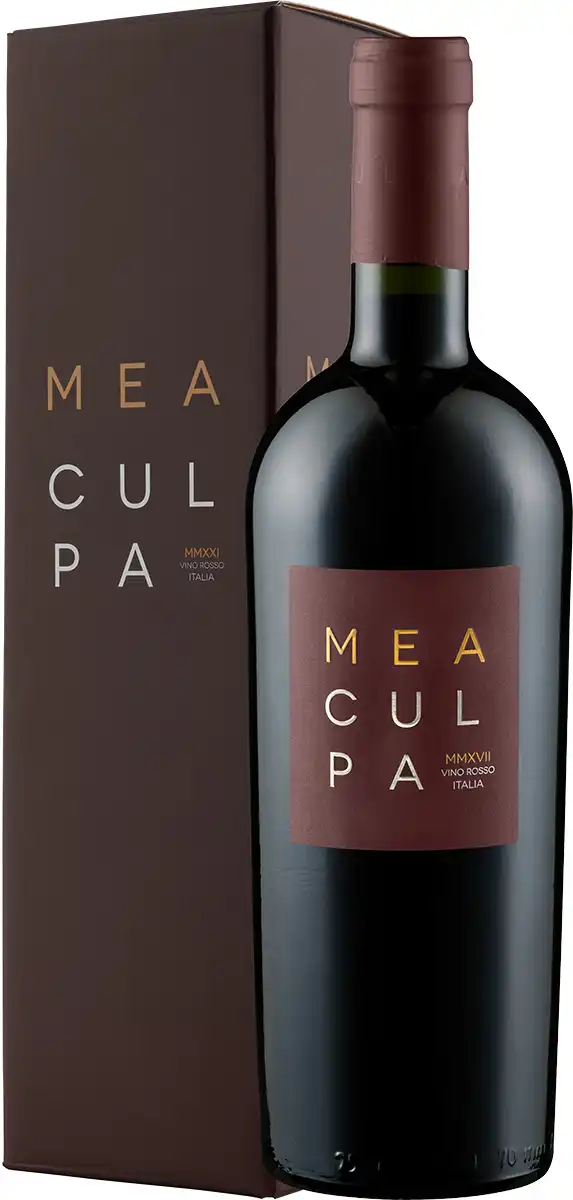 Mea Culpa Vino Rosso - Primitivo - im Geschenkkarton