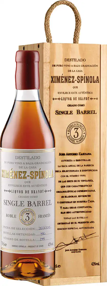 Ximénez-Spinola Brandy "Single Barrel" D.P.X.O. - limitiert -