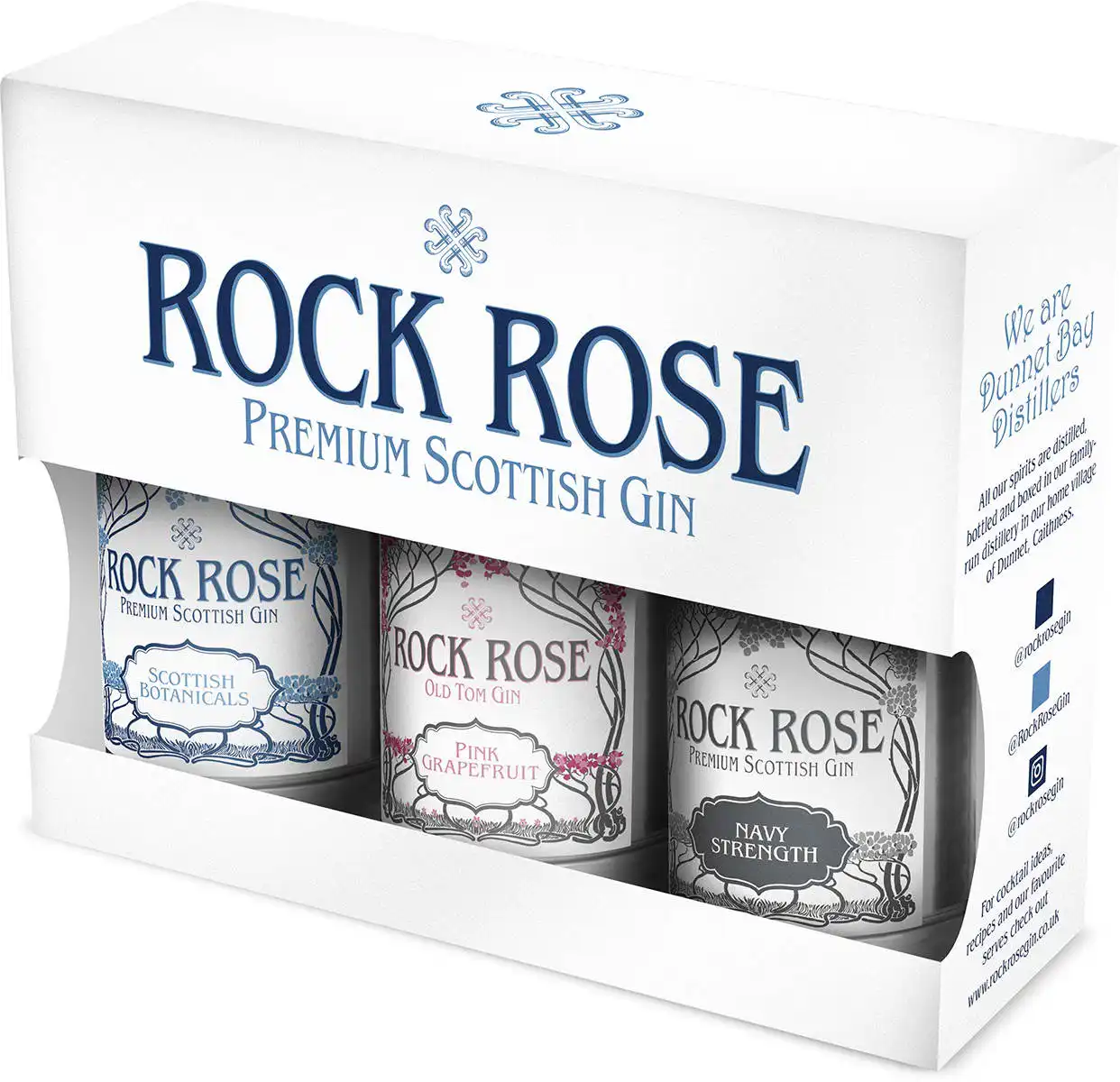 Rock Rose Gin Miniatur Tri Pack