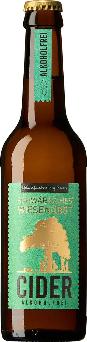 Manufaktur Jörg Geiger - Schwäbisches WiesenObst - Cider alkoholfrei - BIO