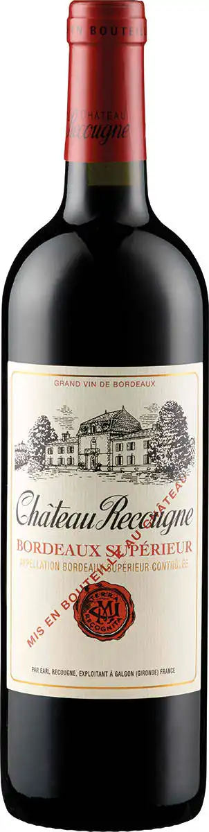 Château Recougne Rouge AOC Bordeaux Supérieur